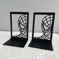 1Pair Marvel Spider-Man Bookends Classics Movie Periphery Desk Decoration Retractable Book Support Accessories for Fans