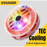 Essager Magnetic Ultra-slim Phone Cooler Noise-Canceling Semiconductor Cooling Fan Phone Radiator for Gaming Live Streaming Vlog