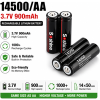14500 3.7V AA Rechargeable Lithium Battery High Capacity Replacement LR6 AM3 for LED Lamp Flashlight Small Fan Mouse Electronic