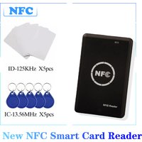 RFID NFC Smart Chip Reader/Writer 125KHZ 13.56MHZ Copier USB Programmer T5577 CUID Tag Copy Clone ID IC Key Badge Copy