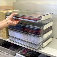 1pc/Test paper file sorting box Account book storage box A4 paper certificate storage box.