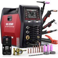 ARCCAPTAIN MIG205MP Multiprocess Welder IControl APP Portable MIG Welding Machine Spool