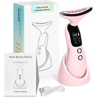 7 Colors LED Lights Face Neck Beauty Device Vibration Massage Improve Neck Lines Reduce Double Chin Neck Lifting Massager