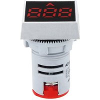 AD16-22FSA 22MM 0-100A Digital Ammeter Current Meter Indicator Led Lamp Square Signal Light