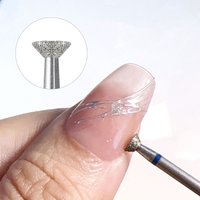 Cuticle Clean Carbide Nail Drill Bit Glue Overflow Removal Diamond Rotary Burrs Electric Nail File For Manicure Pedicure Tool