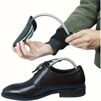 1 Pair Men and Women Plastic Shoe Tree Adjustable Shoe Stretcher Shaper Boot Holder Boot Household Shoe Trees Support Stretcher