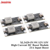 5pcs/1pc XL3429 5V 9V 12V 15V High Current DC Boost Module 21A Input Step Up Lithium Battery System Power Supply MCU