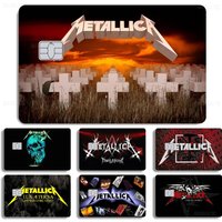Classic Heavy Band M-Metallica Diy Credit Debit Card Sticker Party Sticker Decoration Waterproof Small Chip Card Skin Sticker