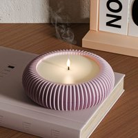 Round-striped silicone mold, suitable for making round-striped storage bowls, flower pots, plaster models of various items