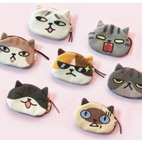 Cute Mini Cat Coin Purse Headphone Data Cable Lipstick Storage Bag Luxury Designer Wallet Clutch Bag for Women