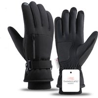AliExpress OFFBONDAGE Winter Warm Gloves Touch Screen Windproof Non-Slip Cycling Gloves Outdoor Men's Women's Running Hiking Skiing Gloves