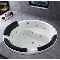 Factory Sell Hot Tub 2 4 Person Round Shape Indoor And Outdoor Spa Combo Massage Spa Design Style Modern Tub Bath