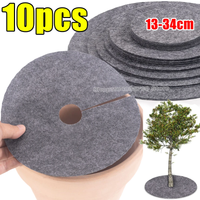 Non-Woven Tree Mulch Rings Flower Pot Plant Moisturize Protector Mats Breathable Weeds Barrier Gardening Plant Cover Cushions