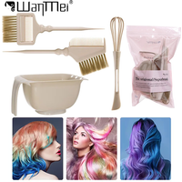 4 stücke Professionelle Haar Färben Kit Farbe Mischen Schüssel mit Pinsel Tönung Große Kapazität Toning Container Haar Styling Werkzeuge Salon