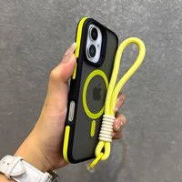 Adorable Bright-Colored Magnetic Phone Cover for Samsung Galaxy S25 S24 Ultra 5G S23 Plus S22 Matte Translucent Shockproof Case