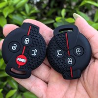 Silicone Car Key Case Cover Shell for Benz Brabus 451 for Benz Smart 450 City Coupe Cabrio Crossblade Fortwo Roadster K Forfour