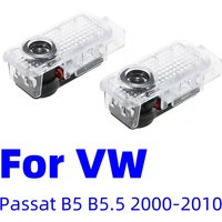 2PCS Car Door Emblem LED Lights Welcome Courtesy Lamp Projector For VW Volkswagen Passat B5 B5.5 2000-2008 2009 2010 Accessories