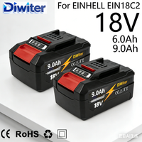 2026 hot Replacement Battery EIN18C2 Li-ion Batteria for EINHELL 18V Battery Power X-change PX-BAT4 4511396 4511437 Power Tools