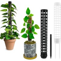 Moss Pole for Climbing Plants Monstera Indoor Plant Supports Plastic Moss Stick Plant Stake for Garden Extension Aid Climbing