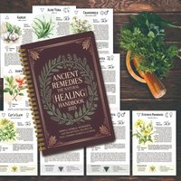 Ancient Remedies Notebook Natural Therapies with Step by Step Guide for Family Health Travel Office Use Eco Friendly PP Cover