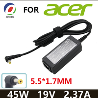19V 2.37A 45W 5.5*1.7MM Laptop Adapter Charger For Acer Aspire 3 A314-31 A515-51-3509 E5-573-516D Series Notebook Power Supply