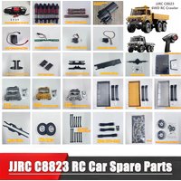 JJRC C8823 RC Car Spare Parts Upgrade Fitting ESC Shock Absorber Drive Shaft Winch Gearbox Shift Steering Gear Oil Tank Bumper