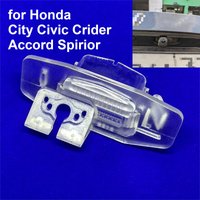 Car Rear View Camera Bracket License Plate Lights Housing for Honda City Civic Crider Accord Spirior Greiz Ciimo FIT RDX