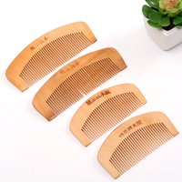 Hair Brush Peach Wood Combs Static Natural Massage Hairbrush Comb Health Care Hot Sale