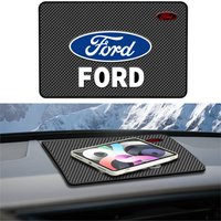 Car PVC Silicone Anti Slip Silicone Mat For Ford ST Racing Focus 2 Mustang SHELBY Fiesta Puma Kuga MK7 MAX Mondeo Escape Ranger