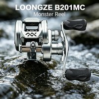 LOONGZE B201MC 175g CNC Machined Aluminum Ultralight Baitcasting Reel Long Distance Casting Large Waters Fishing Reel