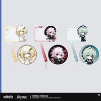 Sunsyea Honkai Star Rail Official Merch miHoYo Original YHCLZN MZ Acrylic Photo Stick Badge Anaxa Aglaea Evernight