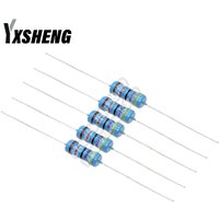 50PCS 1/2W 1% Metal Film Resistor 1R~1MΩ 1R 2.2R 4.7R 10R 33R 47R 100R 220R 470R Ohm 1 2.2 4.7 10 33 47 100 220 470 ohm 22K 470K
