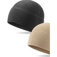 AliExpress Warm Sports Fleece Beanie Waffle Skull Cap Lightweight Soft Running Beanie Thick Windproof Winter Hat Sports Skull Cap