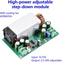 DC-DC CC CV Buck Wandler Step Down Modul DC 12V-75V bis 5-48V 25a einstellbare Spannung Step Down Wandler Versorgungs modul