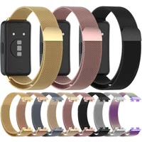 Metal Strap For Huawei Band 8 Smartwatch Magnetic correa Wristband Mlianese Loop belt Bracelet Accessories Huawei Band 8 9 strap