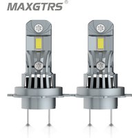 2Pcs Turbo H7 H18 LED Lights 1:1 Mini Size Head Lamp Wireless 20000LM CSP LED Chips H7 Car LED Headlight Bulb 6000K White 12V