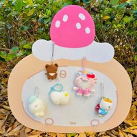 New Cartoon Pattern Small Cake Felt Board Wall Stickers Without Punching Photo Message Board Dormitory Message Storage Wall Gift