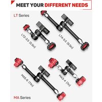 IFOOTAGE Metal Articulating Magic Arm Super Clamp Holder Stand for DSLR Camera Photo Studio Photography Accessories Prop Kit