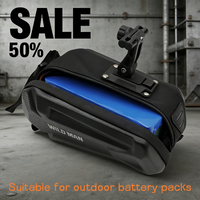 Universal Waterproof Battery with Charger, 36V - 60V 6Ah to 18Ah Li-ion Battery Pack for Bicycle/Scooter/Pedelec 250W 1000W