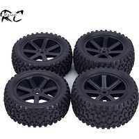 1/10 Scale Front Rear Off Road Buggy Wheels Tires 12mm Hex Hubs for Wltoys Redcat HPI HSP Tamiya ZD Racing RC Car
