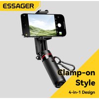 Essager 4-in-1 Multifunctional Magnetic Mini Selfie Stick with 360° Rotation Wireless Bluetooth Control Magnetic Clamp-on Holder