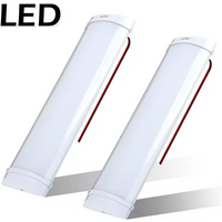 2PCS Car Interior Light 12V-80V LED Dome Lamp Strip Car Reading Light Bar With ON/OFF Switch For RV Camper Boat Van Lorry Truck