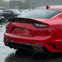 For KIA Stinger GT 2018-2023 Rear Spoiler Wing Stinger CK TGDI CRDI GT Gloss Black Rear Trunk Spoiler Caps Bodykits Tuning