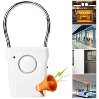 Door Handle Alarm 110dB Door Security Alarm with Adjustable Settings Portable Alarm Equipment Battery Operated Window Alarm