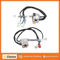 1 pair Left and Right Motorcycle Drum Handlebar Switch for Motorcycle with 22mm & 7/8in Handlebars With Motorcycle Accessories