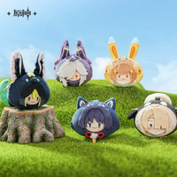 Sunsyea Genshin Impact Official Merch miHoYo Original Authentic Teyvat Plush Keychain 2 Wanderer Wriothesley Tighnari