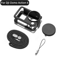 Silicone Case For Dji Osmo Action 6 Protector Protective Lens Cap Cover for Action6 Accessories Action Camera