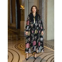 Ramadan Kaftan Dubai Muslim Dress Women Abaya Caftan Islam Pakistan Arabic Long Dress Turkey Robe Femme Musulmane Vestidos Robe