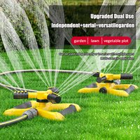 Butterfly 360° Automatic Rotating Sprinkler, Tandem Trident Sprinkler for Nursery Irrigation, Garden Watering Tool