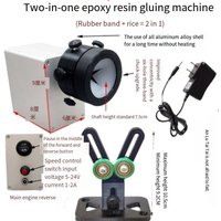 Fishing rod winding machine DIY gluing machine micro wire winding epoxy resin gluing machine
